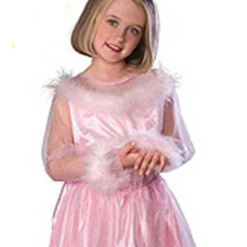 New Pink Princess Halloween Costume Children Kids